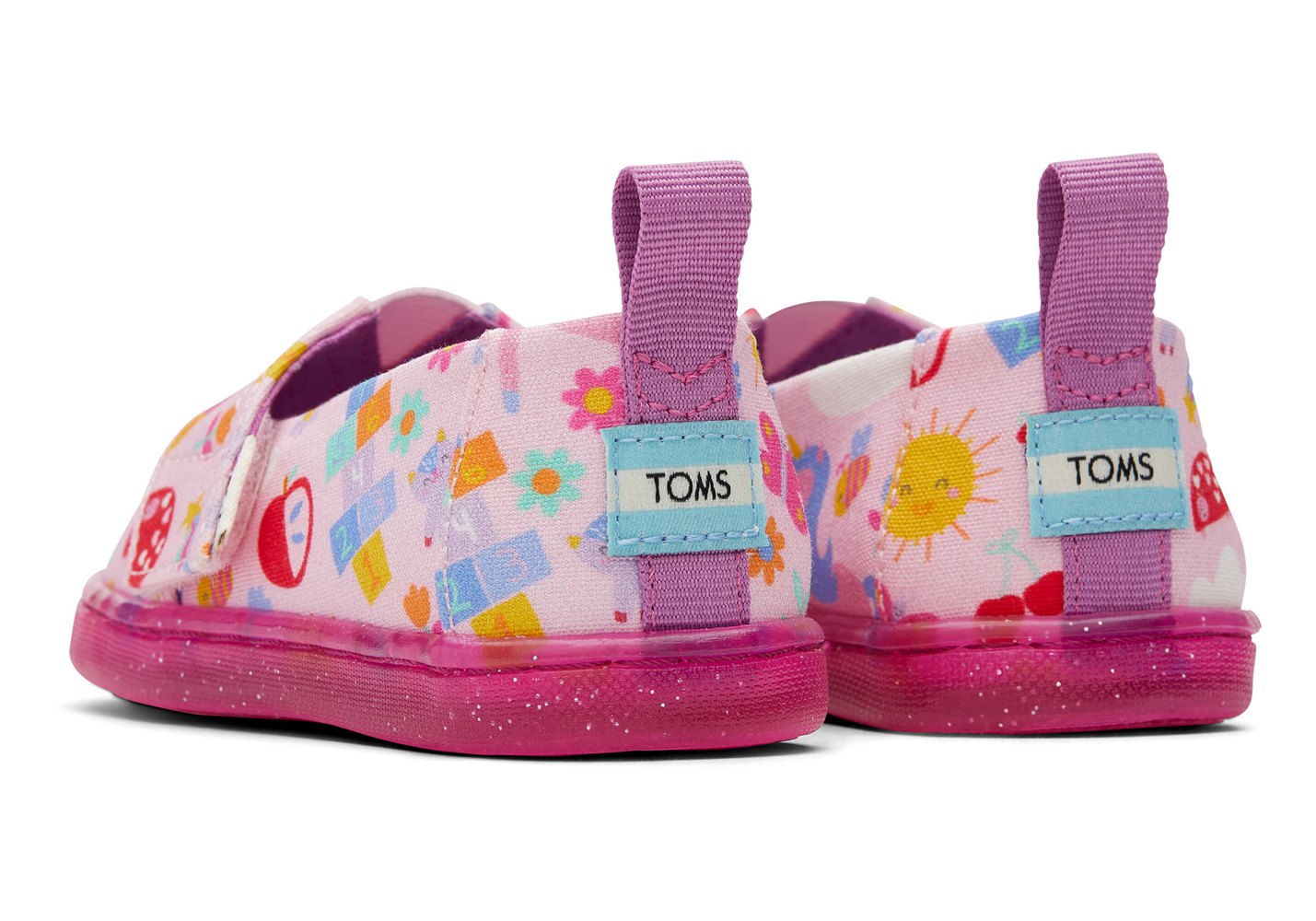 Toms Espadryle Dziecięce Różowe - Alpargata Tiny Unicorns - 18EYOBRNS